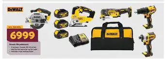 Megaflis Dewalt 18V pakkesett tilbud