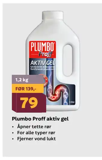 Megaflis Plumbo Proff aktiv gel tilbud