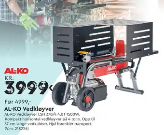 Mekk AL-KO Vedkløyver tilbud