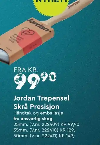 Mekk Jordan Trepensel Skrå Presisjon tilbud