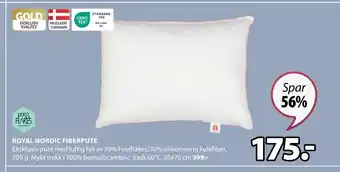 JYSK ROYAL NORDIC FIBERPUTE tilbud