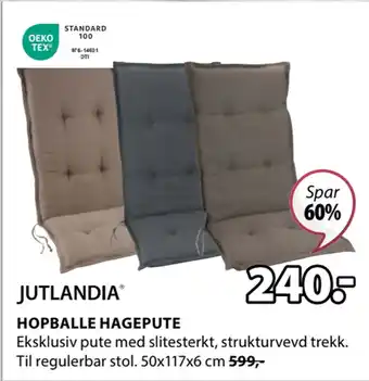 JYSK HOPBALLE HAGEPUTE tilbud