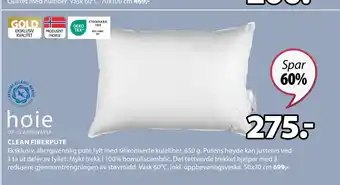 JYSK CLEAN FIBERPUTE tilbud
