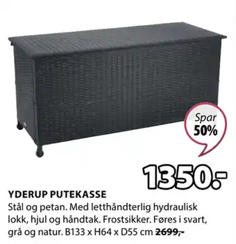 JYSK YDERUP PUTEKASSE tilbud