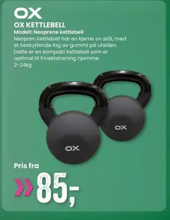 Sport Outlet OX KETTLEBELL tilbud