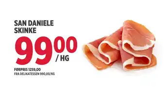 Jacobs SAN DANIELE SKINKE tilbud
