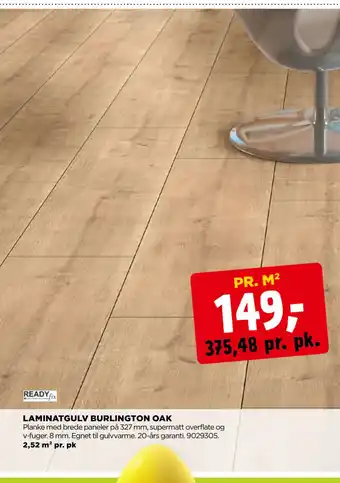jem & fix LAMINATGULV BURLINGTON OAK tilbud