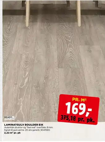 jem & fix LAMINATGULV BOULDER EIK tilbud