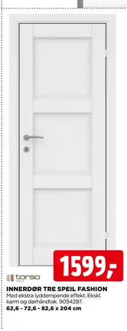 jem & fix INNERDØR TRE SPEIL FASHION tilbud