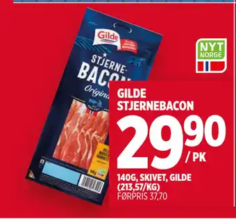 Meny GILDE STJERNEBACON tilbud
