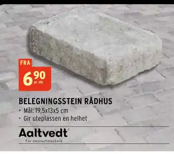 Montér BELEGNINGSSTEIN RÅDHUS tilbud