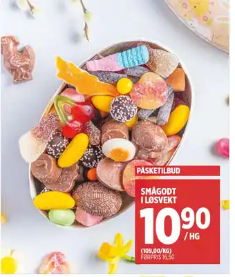 Meny SMÅGODT I LØSVEKT tilbud