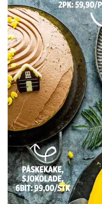 Meny PÅSKEKAKE, SJOKOLADE tilbud