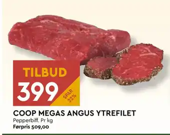 Coop Mega COOP MEGAS ANGUS YTREFILET tilbud