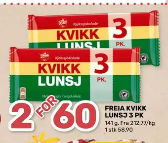 Matkroken FREIA KVIKK LUNSJ 3 PK tilbud