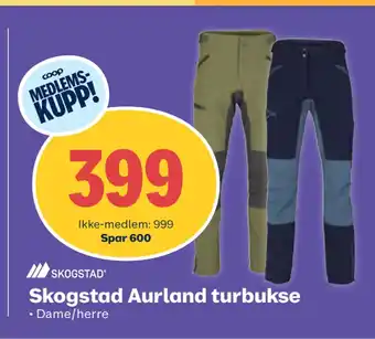 Coop Obs Skogstad Aurland turbukse tilbud