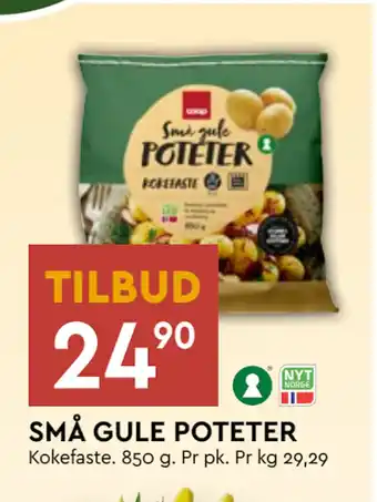 Coop Mega SMÅ GULE POTETER tilbud