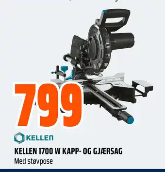 Obs Bygg KELLEN 1700 W KAPP- OG GJÆRSAG tilbud
