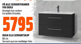 Obs Bygg DUXA ELLA SERVANTSKAP tilbud