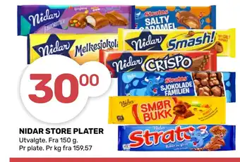 Matkroken NIDAR STORE PLATER tilbud
