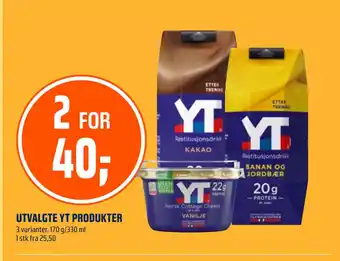 Coop Obs UTVALGTE YT PRODUKTER tilbud