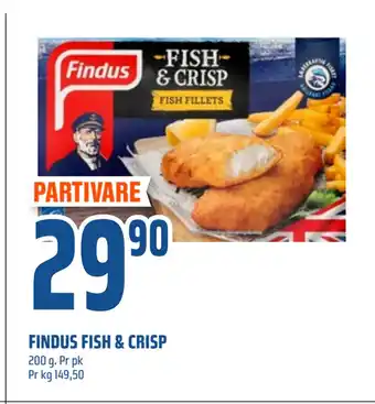 Coop Obs FINDUS FISH & CRISP tilbud