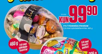Europris FYLT PÅSKEEGG PREMIUM tilbud