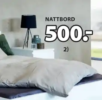 JYSK NATTBORD tilbud
