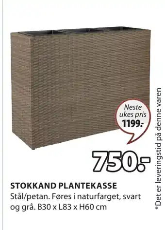 JYSK STOKKAND PLANTEKASSE tilbud