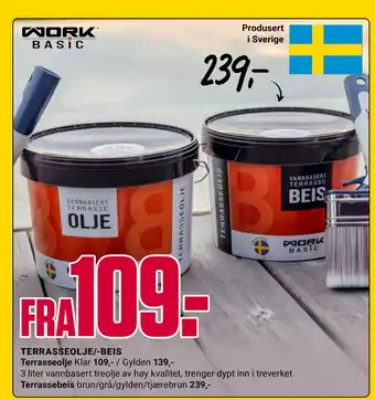 Europris TERRASSEOLJE/-BEIS tilbud