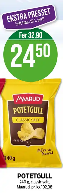 Kiwi POTETGULL tilbud