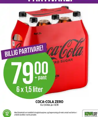 Kiwi COCA-COLA ZERO tilbud