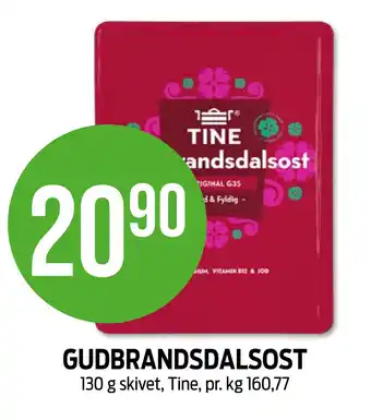Kiwi GUDBRANDSDALSOST tilbud