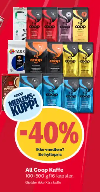 Coop Extra All Coop Kaffe tilbud