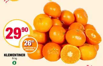 Coop Extra KLEMENTINER tilbud