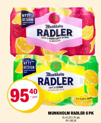 Coop Extra MUNKHOLM RADLER 6 PK tilbud