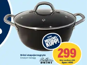 Brimi støpejernsgryte