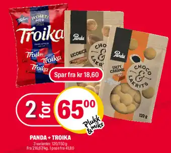 Coop Extra PANDA + TROIKA tilbud