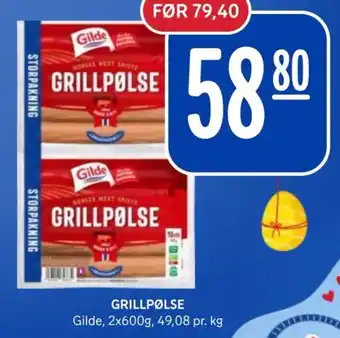 Rema 1000 GRILLPØLSE tilbud