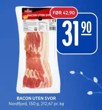 Rema 1000 BACON UTEN SVOR tilbud