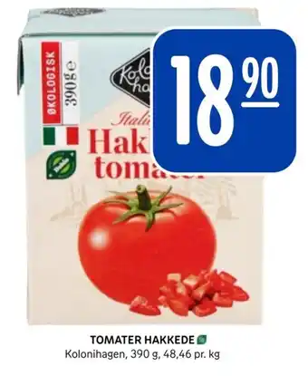 Rema 1000 TOMATER HAKKEDE tilbud