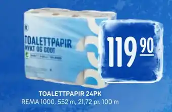 Rema 1000 TOALETTPAPIR 24PK tilbud