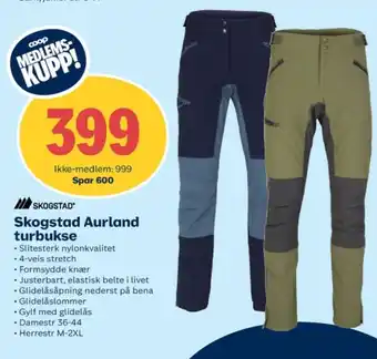 Coop Obs Skogstad bukse tilbud