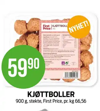 Kiwi First price kjøttboller tilbud