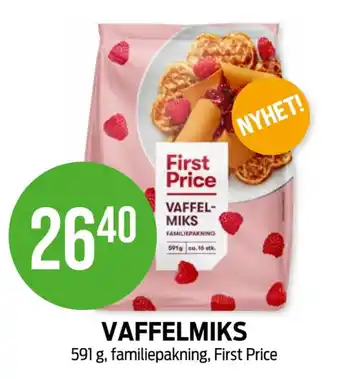 Kiwi First price vaffelmiks tilbud