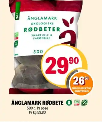 Coop Extra Änglamark rødbeter tilbud