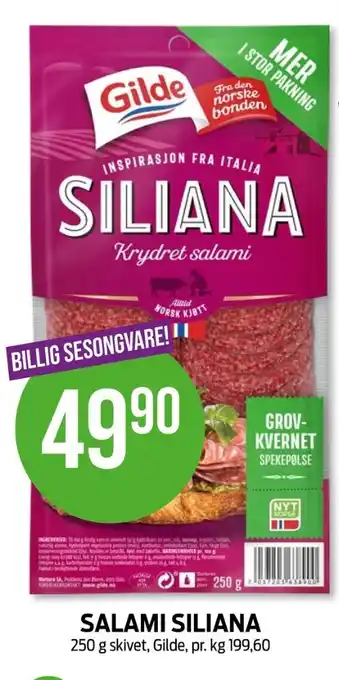 Kiwi Gilde salami siliana tilbud