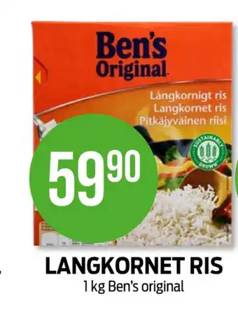Kiwi Ben's original langkornet ris tilbud