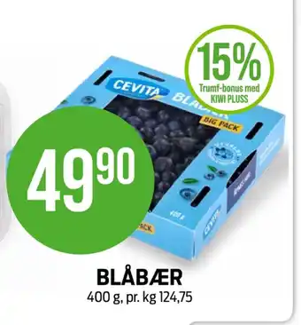 Kiwi Cevita blåbær tilbud