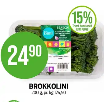 Kiwi Bimi brokkolini tilbud